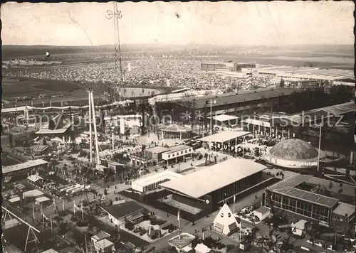 Hannover Blick vom Hermes Turm Messe Kat. Hannover