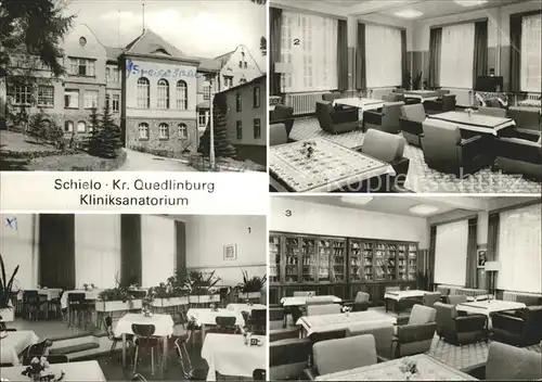 Schielo Harz Kliniksanatorium Speisesaal Klubraum Kat. Schielo