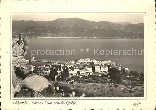 Ajaccio Vue sur le Golfe Kat. Ajaccio