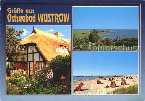 Wustrow Ostseebad Haus Strand Hafen Kueste Kat. Ostseebad Wustrow
