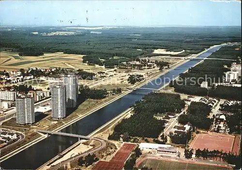 Erlangen Europakanal Fliegeraufnahme Kat. Erlangen