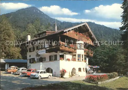 Kreuth Tegernsee Gaestehaus Sonnwend Cafe Jaegerstueberl Kat. Kreuth