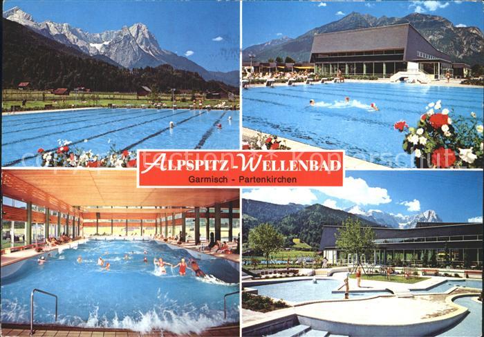 Garmisch Partenkirchen Alpspitz Wellenbad Schwimmbad Zugspitzgruppe Wettersteingebirge Kat Garmisch Partenkirchen Nr Ks37330 Oldthing Ansichts