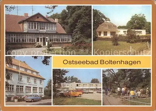 Boltenhagen Ostseebad Haus am Meer Pavillon Bar Poliklinik Krankenhaus Urlauberdorf Minigolfanlage Kat. Ostseebad Boltenhagen