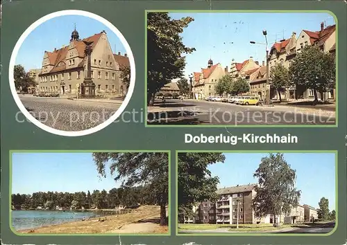 Doberlug Kirchhain Rathaus Markt Strandbad Erna Bahnhofstr Kat. Doberlug Kirchhain