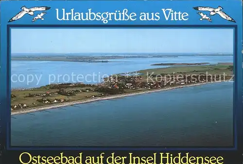 Insel Hiddensee Fliegeraufnahme Kat. Insel Hiddensee