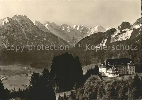 Oberstdorf Stillachhaus Sanatorium Kat. Oberstdorf