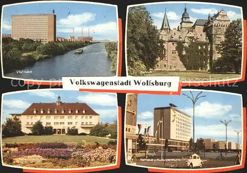 Wolfsburg VW Werk Schloss Robert Koch Platz Rathaus Kulturzentrum Kat. Wolfsburg