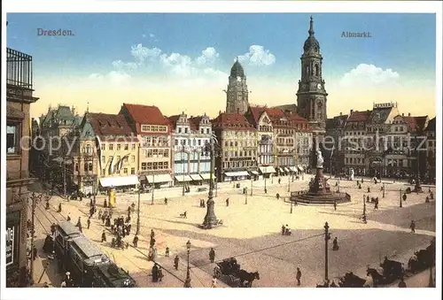 Dresden Altmarkt Kat. Dresden Elbe