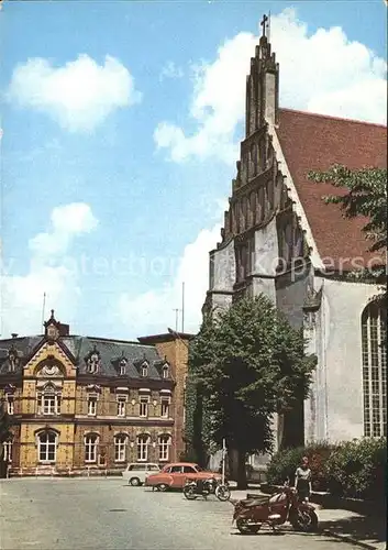 Kamenz Sachsen Klosterkirche und Post Kat. Kamenz