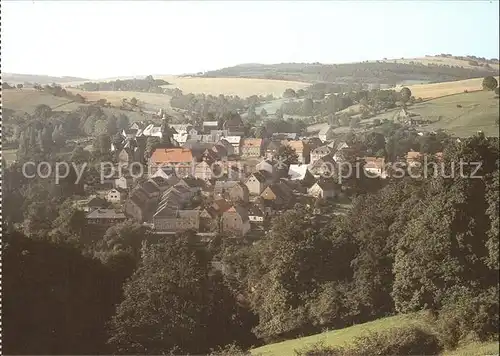 Lauenstein Erzgebirge Panorama Kat. Geising