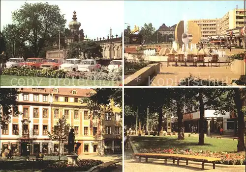 Dresden Zwinger Neustaedter Markt Strasse der Befreiung Kat. Dresden Elbe