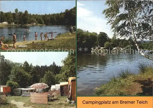 Gernrode Harz Campingplatz K11 Bremer Teich Kat. Gernrode Harz