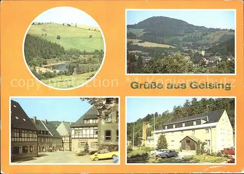 Geising Erzgebirge Stadtbad Huettenteich Teilansichten Erholungsheim Am Aschergraben Kat. Geising Osterzgebirge