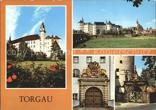 Torgau Schloss Hartenfels Portal Kat. Torgau