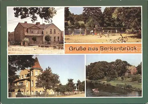 Berkenbrueck Fuerstenwalde Ferienheime des VEB Fuerstenwalde Badestelle an der Spree Jugendherberge Rudi Schwartz Kat. Berkenbrueck Fuerstenwalde