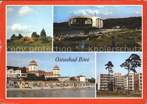 Binz Ruegen Bluehender Ginster Am Rettungsturm Kurhaus FDGB Erholungsheim Wolin Kat. Binz