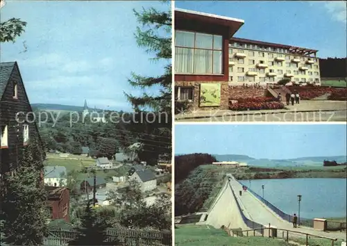 Caemmerswalde Neuhausen FDGB Erholungsheim Paul Gruner Rauschenbachtalsperre Kat. Neuhausen Erzgebirge