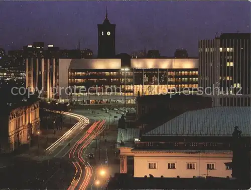 Berlin Palast der Republik bei Nacht Kat. Berlin