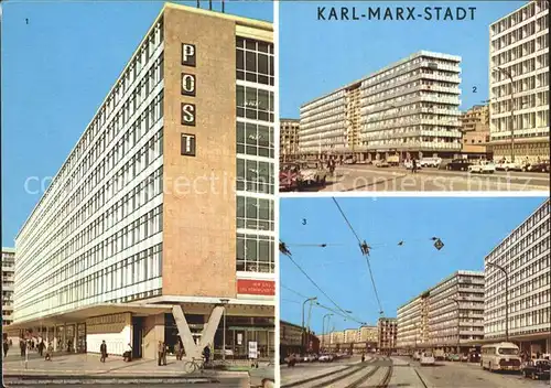 Karl Marx Stadt Post Strasse der Nationen Kat. Chemnitz