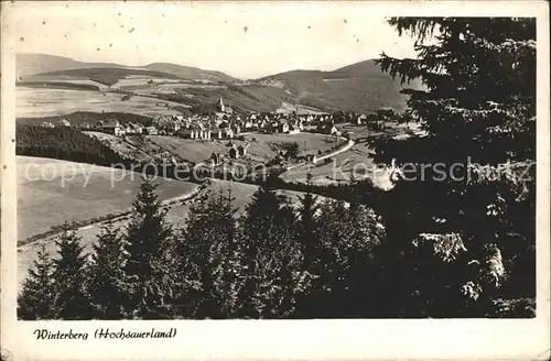 Winterberg Hochsauerland Panorama Kat. Winterberg