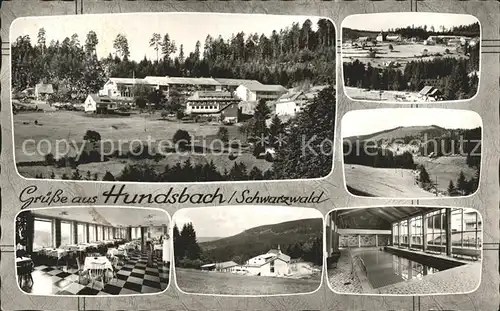 Hundsbach Forbach FEHO GmbH Erholungsheim Hauerskopf Schwarzwald Bromsilber Kat. Forbach