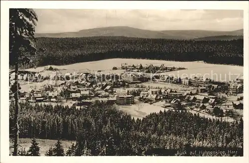 Hahnenklee Bockswiese Harz Panorama Kat. Goslar