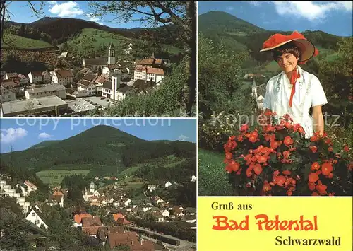 Bad Peterstal Griesbach Teilansicht Heilbad und Ferienort Schwarzwald Trachten Kat. Bad Peterstal Griesbach