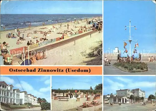 Zinnowitz Ostseebad Strand Ferienheime IG Wismut Minisportanlage Karl Marx Strasse