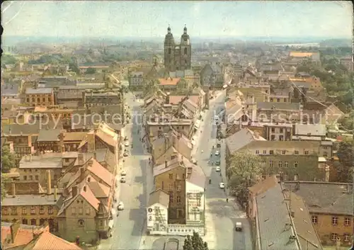 Wittenberg Lutherstadt Blick vom Turm der Schlosskirche Kat. Wittenberg