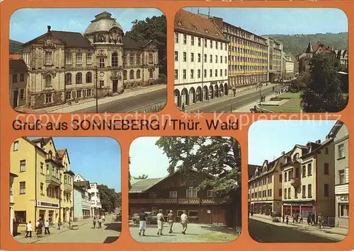 Sonneberg Thueringen Spielzeugmuseum Karl Marx Strasse Naherholungszentrum Blockhuette Kat. Sonneberg