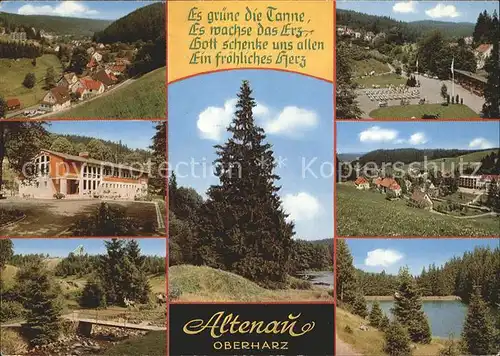 Altenau Harz Teilansichten Waldpartie See Kat. Altenau