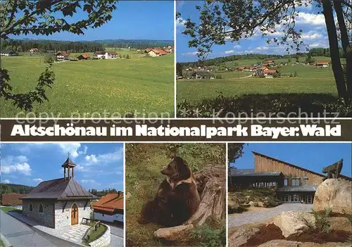 Altschoenau Teilansichten Kapelle Baer Nationalpark Bayerischer Wald Kat. Neuschoenau