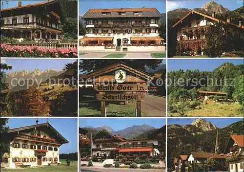 Bayrischzell Teilansichten Hotel Gasthof Alpen Kat. Bayrischzell