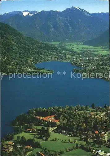 Bad Wiessee Klinik St Hubertus Tegernsee Alpenpanorama Fliegeraufnahme Kat. Bad Wiessee