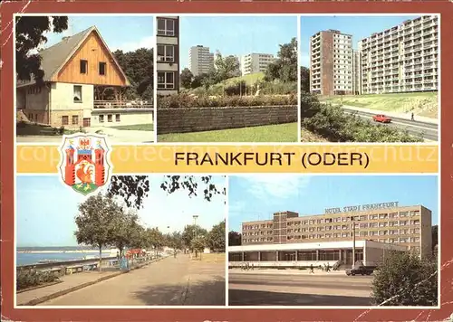 Frankfurt Oder OT Lossow HO Gaststaette Aurorahuegel Neuberesinchen Naubauten Bruno Peters Berg Strandpromenade Helenesee Hotel Stadt Frankfurt Kat. Frankfurt Oder