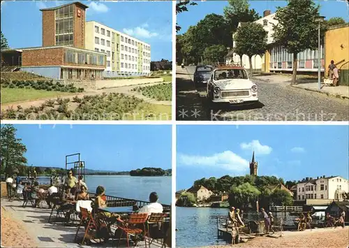 Feldberg Mecklenburg FDGB Erholungsheim Freundschaft Haussee Gaststaette Kat. Feldberger Seenlandschaft