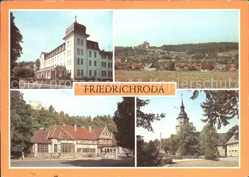 Friedrichroda FDGB Erholungsheime Bahnhof Reinhardsbrunn Kat. Friedrichroda