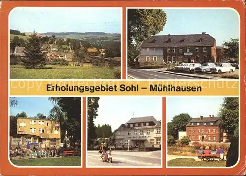 Muehlhausen Vogtland Erholungsgebiet Sohl HO Gaststaette Ferienheim Adorf Gasthof Kat. Bad Elster