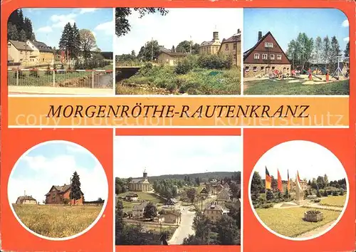 Rautenkranz Vogtland Ferienheim Frischhuette GPG Stollberg Zwickauer Mulde Kinderkurheim Elternhaus Sigmund Jaehn Stele Kat. Morgenroethe Rautenkranz