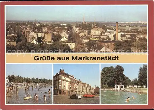Markranstaedt uebersicht Naherholungsgebiet Kulkwitzer See Zwenkauer Strasse Freibad Kat. Markranstaedt