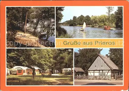 Prieros Campingplatz Dahme Schmoeldesee Heimathaus Kat. Heidesee