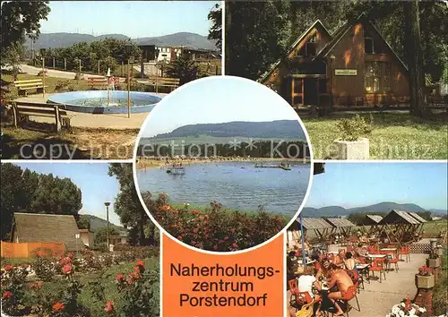 Neuengoenna Naherholungszentrum Porstendorf Badesee Ferienhaeuser Gaststaette Kat. Neuengoenna