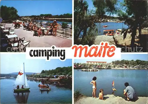 Escala Camping Maite Segelboot Strand Restaurant Kat. Escala