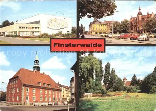 Finsterwalde Sporthalle Markt Kreiskulturhaus Schlosspark Kat. Finsterwalde