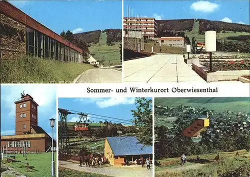 Oberwiesenthal Erzgebirge Hallenschwimmbad Fichtelberg Wetterwarte Kat. Oberwiesenthal
