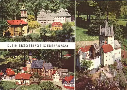 Oederan Klein Erzgebirge Burg Kriebstein Kat. Oederan