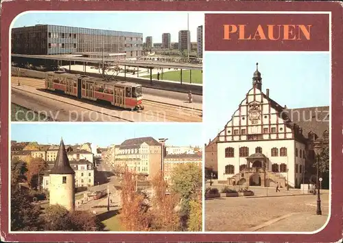 Plauen Vogtland Oberer Bha
Oberer Bahnhof Otto Grotewald Haus Rathaus Kat. Plauen