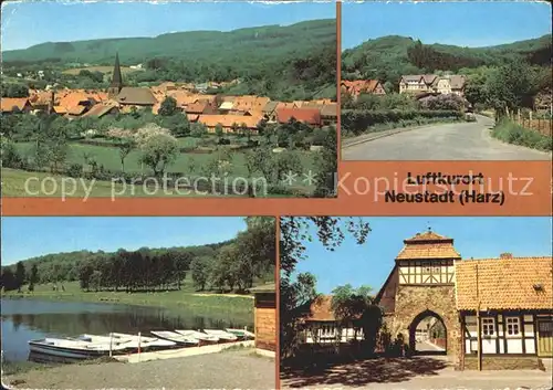 Neustadt Harz Kurhaus Lebenswende Teilansicht Gondelteich Torstrasse Kat. Neustadt Harz