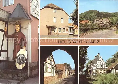 Neustadt Harz Roland Gaststaette Ratskeller Haus Lebenswende Kat. Neustadt Harz